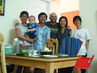My 22nd Birthday with Wei, Presley and his family and Hoa