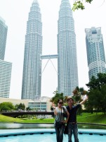 Visiting my cousin (left) in Kuala Lumper, Malaysia in 2011 summer. It was an eye-opening trip where I got to discover some local culture during the hungry ghost festival and this amazing architecture work.